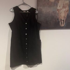 Levi's Black button up dress